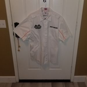 White Harley Davidson Shirt